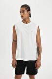 DeFactoFit Boxy Fit Bisiklet Yaka Sporcu Atlet A1821AX24HSWT80