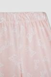 DeFacto Kız Çocuk Barbie Pijama Takımı Boxy Fit Kısa Kollu Üst Şort C8504A824SMWT34