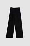 DeFacto Wide Leg Geniş Bol Paça Cepli Pensli Basic Düz Klasik Dokuma Pantolon C6375AX24HSBK81