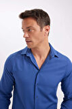 DeFacto Modern Fit Polo Yaka Poplin Uzun Kollu Gömlek R4340AZNSIN239