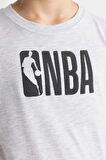 DeFacto Erkek Çocuk NBA Wordmark Bisiklet Yaka Kısa Kollu Tişört C4258A824HSGR400