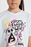 DeFacto Kız Çocuk Hatsune Miku Bisiklet Yaka Kısa Kollu Tişört C6333A824HSBE773