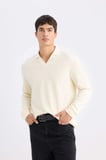 DeFacto Regular Fıt Resort Yaka Sweatshirt D7448AX25SPER235