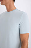 DeFacto Slim Fit Dar Kesim Bisiklet Yaka Krinkıl Kısa Kollu Tişört D7225AX25SPBE771