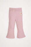 DeFacto Kız Bebek 2'li Takım Barbie Bisiklet Yaka Sweatshirt Üst Beli Lastikli İspanyol Paça Tayt Alt D8293A524AUPN86