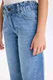 DeFacto Kız Çocuk Barrel Fit Jogger Paça Bilek Boy Jean Pantolon D7180A824WNNM28