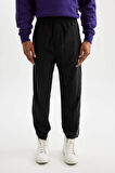 DeFactoFit  NBA Los Angeles Lakers Dokuma Jogger Eşofman Altı Slim Fit Dar Kesim Cepli Ekstra Dar Paça D5647AX24AUBK81