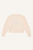 Kız Çocuk Yılbaşı Temalı Relax Fit Bisiklet Yaka Baskılı İçi Yumuşak Tüylü Kalın Sweatshirt Kumaşı Sweatshirt