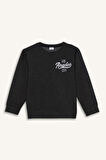 DeFacto Erkek Çocuk 2'li Takım Baskılı Sweatshirt Beli Lastikli Eşofman Altı D7869A8NSBK81
