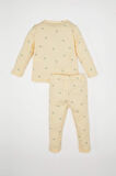 DeFacto Kız Bebek Pijama Takımı Desenli Uzun Kollu Fitilli Kaşkorse Üst Beli Lastikli Uzun Alt D8294A5NSYL513