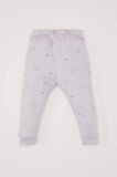 Kız Bebek Pijama Takımı Tavşan Baskılı Uzun Kollu Üst Beli Lastikli Uzun Alt