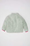 DeFacto Kız Bebek Dik Yaka Fermuarlı Welsoft Pelüş Sweatshirt D4993A524WNGN1123