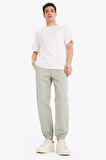 DeFacto Jogger Slim Fit Dar Kesim Beli Bağcıklı Gabardin Pantolon D8607AX25SPGN1255