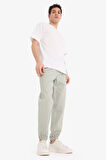 DeFacto Jogger Slim Fit Dar Kesim Beli Bağcıklı Gabardin Pantolon D8607AX25SPGN1255