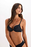 DeFacto Ekstra Dolgulu Micro Ekstra Dolgulu Full Push Up Tişört Bra-Fall in Love T8478AZ25SPBK81