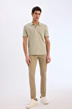 DeFacto Yazlık Gabardin Chino Kanvas Pantolon Slim Fit Dar Kesim Dar Paça Cepli B2089AX25SPBG129