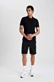 DeFactoFit Standart Fit Sporcu Kısa Paça Şort B1170AX24SPBK81