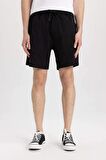 DeFacto Slim Fit Dar Paça Şort B8674AX24SMBK81