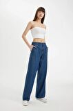 DeFacto Wide Leg Fit Geniş Kalıp Normal Bel Geniş Paça Jean Pantolon C4115AX24HSNM39