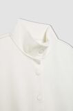 DeFacto Kız Çocuk Oversize Geniş Kalıp Polo Yaka Düğmeli Sweatshirt C0269A824SPWT16