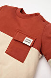 DeFacto Erkek Bebek Bisiklet Yaka Renk Bloklu İçi Yumuşak Tüylü Sweatshirt D6230A5NSOG215