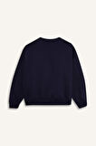 DeFacto Kız Çocuk Relax Fit Bisiklet Yaka Baskılı Sweatshirt D4384A824WNNV241