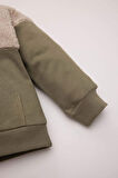 DeFacto Erkek Bebek 2'li Takım Fermuarlı Dik Yaka Kanguru Cepli Sweatshirt Beli Lastikli Jogger Eşofman Altı D5644A524WNKH465