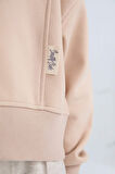 DeFacto Kız Çocuk Relax Fit Bisiklet Yaka Basic Düz İçi Yumuşak Tüylü Sweatshirt D4298A824WNBG390