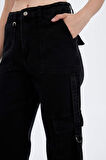 DeFacto Wide Leg Kargo Yüksek Bel Uzun Jean Pantolon D4320AX24AUNM40