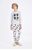 DeFacto Erkek Çocuk Pijama Takımı Star Wars Uzun Kollu Üst Uzun Alt D5094A824WNGR400