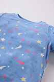 DeFacto Kız Bebek Pijama Takımı Gökkuşağı Baskılı Uzun Kollu Fitilli Kaşkorse Üst Uzun Alt D5371A524WNBE303