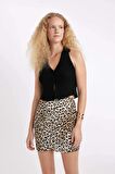 DeFacto Coool Slim Fit Dar Kesim Düğmeli Triko Yelek	 D3584AX24HSBK27