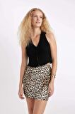 DeFacto Coool Slim Fit Dar Kesim Düğmeli Triko Yelek	 D3584AX24HSBK27