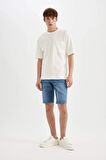 DeFacto Regular Fit Jean Bermuda Şort D3988AX24SMNM28
