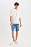 DeFacto Regular Fit Jean Bermuda Şort D3988AX24SMNM28