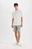 DeFacto Straight Fit Jean Bermuda Şort D3879AX24SMNM18