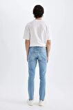DeFacto Pedro Slim Fit Dar Kalıp Normal Bel Dar Paça Jean Pantolon D4466AX24HSNM39
