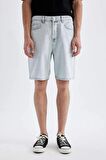 DeFacto Straight Fit Jean Bermuda Şort D3955AX24SMNM63