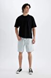 DeFacto Straight Fit Jean Bermuda Şort D3955AX24SMNM63