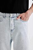 DeFacto Straight Fit Jean Bermuda Şort D3955AX24SMNM63
