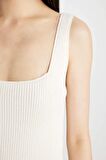 DeFacto Fitted Kare Yaka Ribana Kolsuz Mini Elbise D3001AX24SMER99