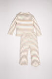 Erkek Bebek Pijama Takımı Çizgili Uzun Kollu Üst Uzun Alt