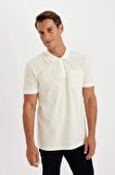 DeFacto New Regular Fit Kısa Kollu Pike Basic Düz Polo Tişört D4610AX24SMER98