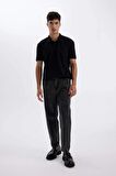 DeFacto New Regular Fit Kısa Kollu Pike Basic Düz Polo Tişört D4610AX24SMBK81