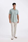 DeFacto New Regular Fit Kısa Kollu Pike Basic Düz Polo Tişört D4610AX24SMGR488