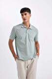 DeFacto New Regular Fit Kısa Kollu Pike Basic Düz Polo Tişört D4610AX24SMGR488