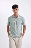 DeFacto New Regular Fit Kısa Kollu Pike Basic Düz Polo Tişört D4610AX24SMGR488