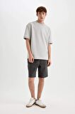 DeFacto Regular Fit Gabardin Bermuda Şort D2899AX24HSAR231