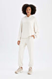 DeFactoFit Sporcu Jogger Eşofman Altı Standart Fit Modal Çift Cepli Basic Düz B1794AX24AUER218