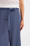 Culotte Geniş Paça Bürümcük Kapri
